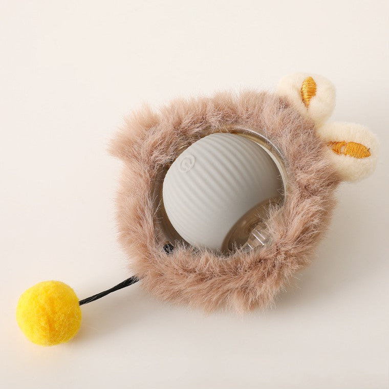 Cleverer rollender Ball mit Schwanz für Katzen