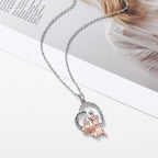 Collana senza tempo mamma e figlia a forma di cuore regalo per la Festa della Mamma