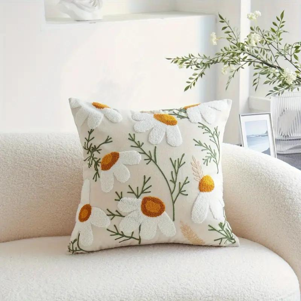 Plant Print Pillowcase for Sofa and Bedroom