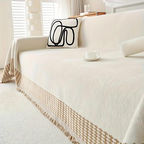 Housse de canapé élégante résistante aux taches en microfibre pour usage domestique
