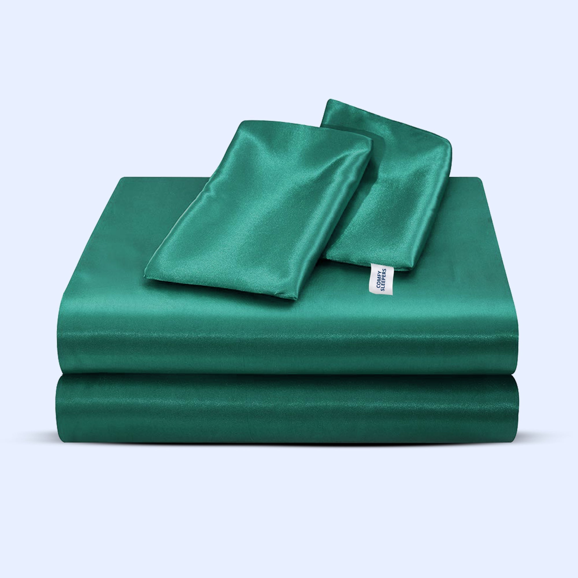 4-piece breathable bedding set with silver ion protection