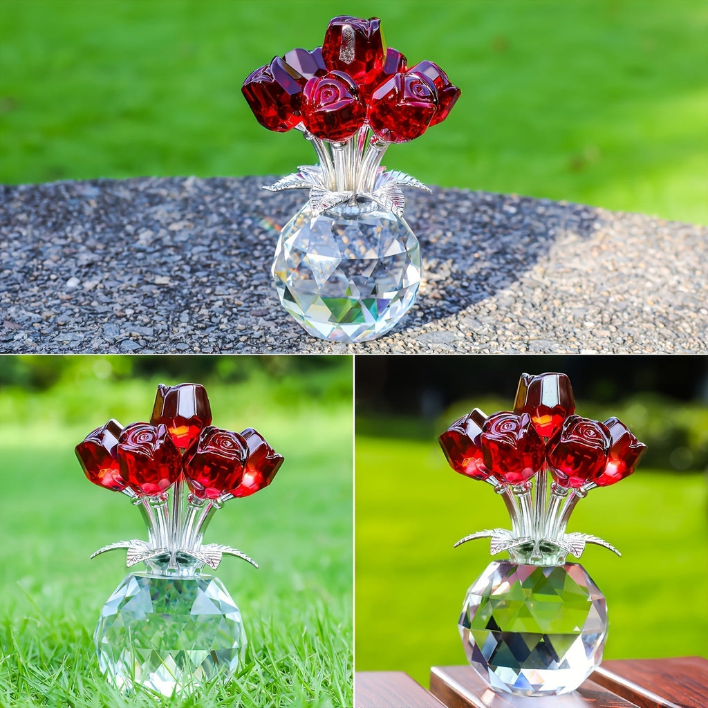 Eternal bouquet of decorative crystal roses – perfect Mother's Day gift