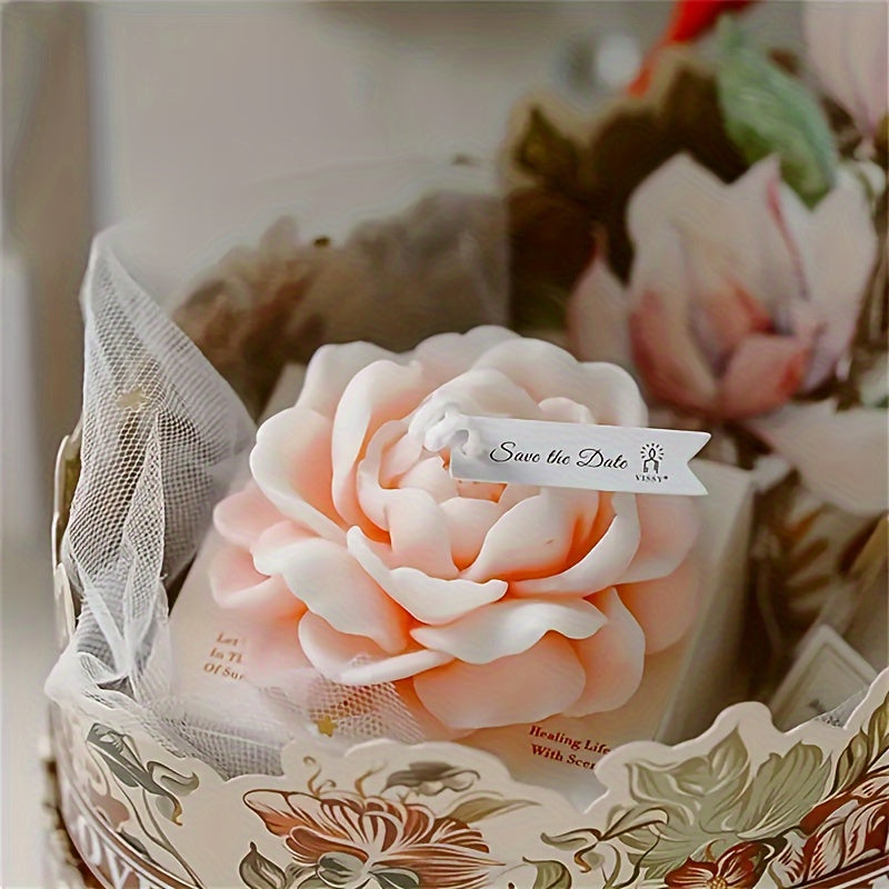 Candela profumata artistica a fiore di chiodi di garofano regalo per la Festa della Mamma