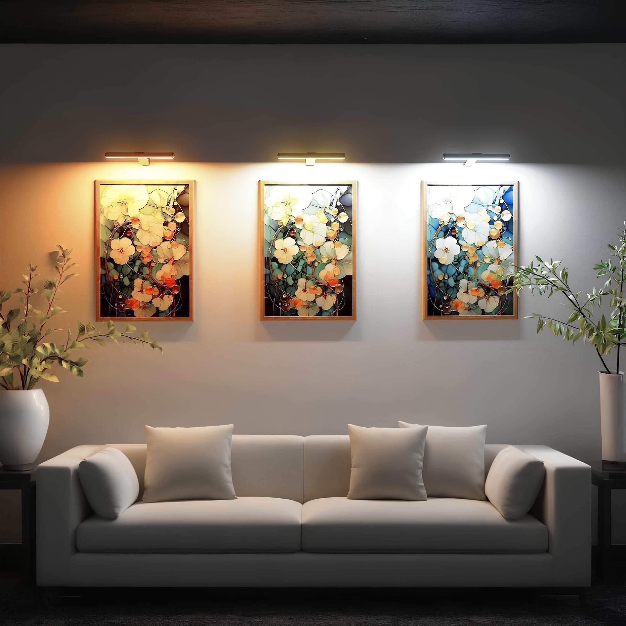 Wireless Wall Lamp for Paintings Adjustable LED Lighting