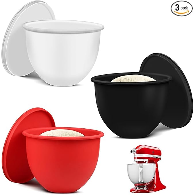5 Quart Mixing Bowl Liner with Lid for Stand Mixer - Image 4