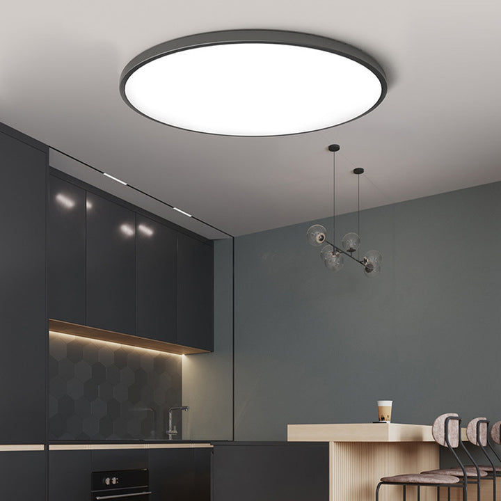 Plafonnier LED rond lumineux à montage en surface