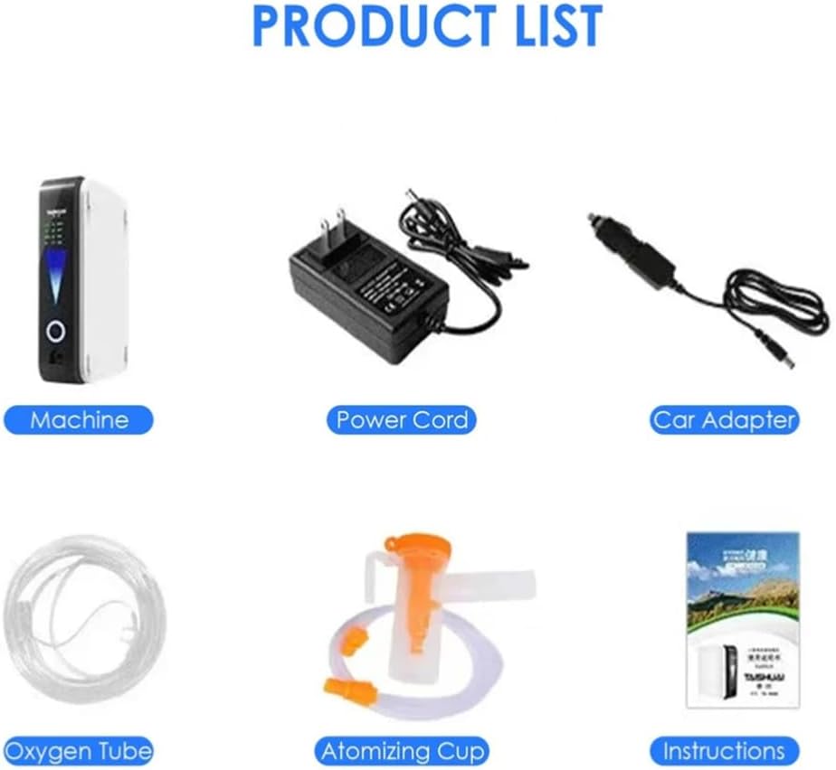 Kompaktowy przenośny koncentrator tlenu o cichej pracy