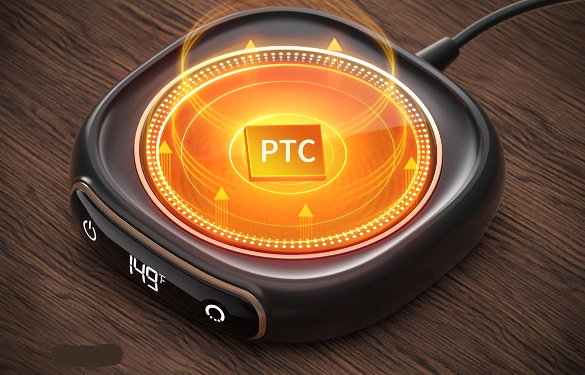 Kompaktowy podgrzewacz do kubków USB z timerem