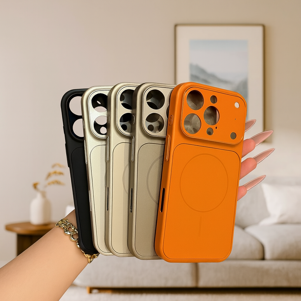 Custodia leggera per telefono con anello magnetico