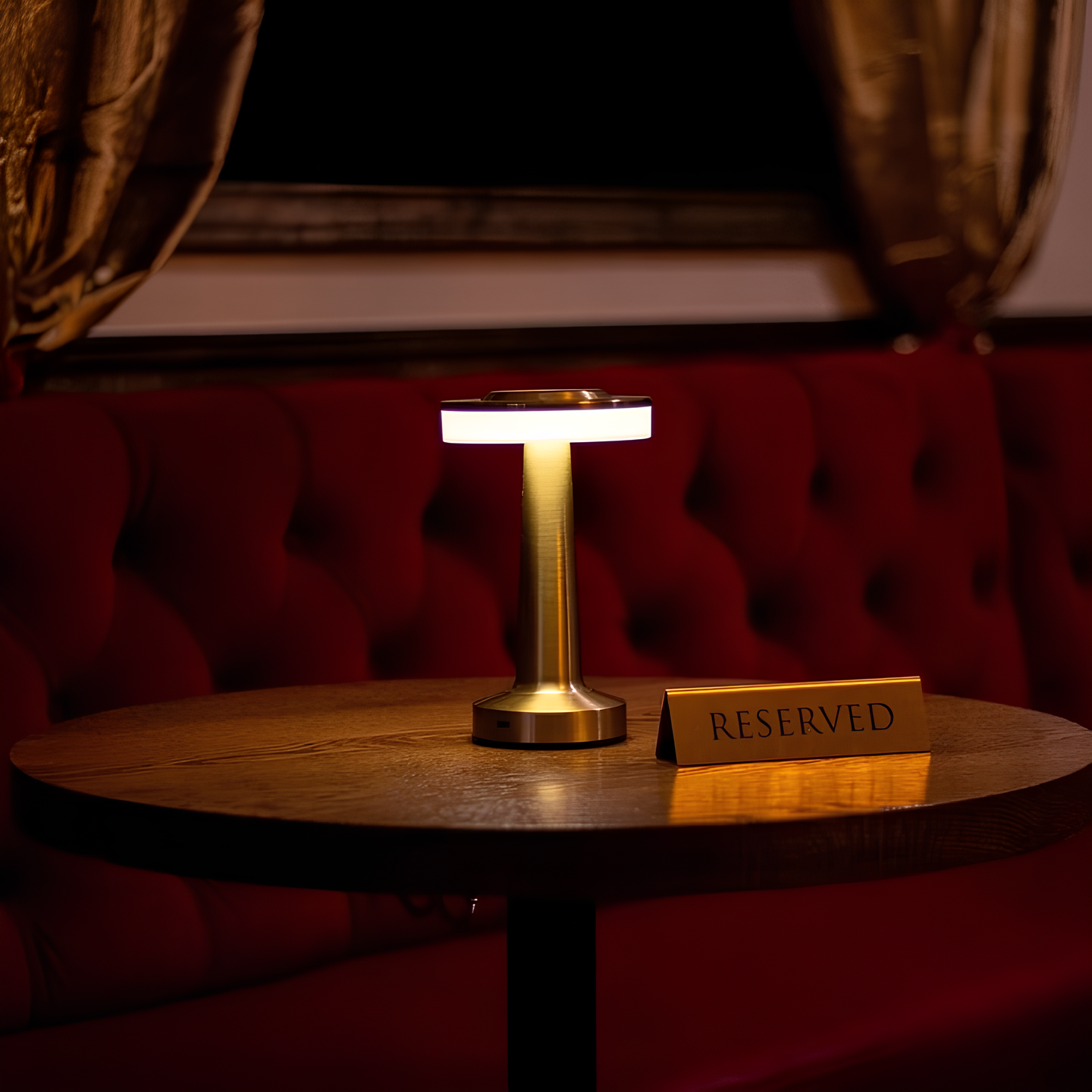 Klasyczny elegancka bezprzewodowa lampa stołowa