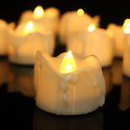Candele decorative senza fiamma con luce delicata