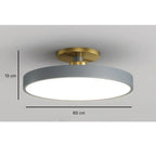 Moderno apparecchio da soffitto con luce d’atmosfera delicata