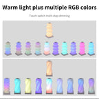 Lampka Nocna LED RGB Dotykowa Lampka Nocna