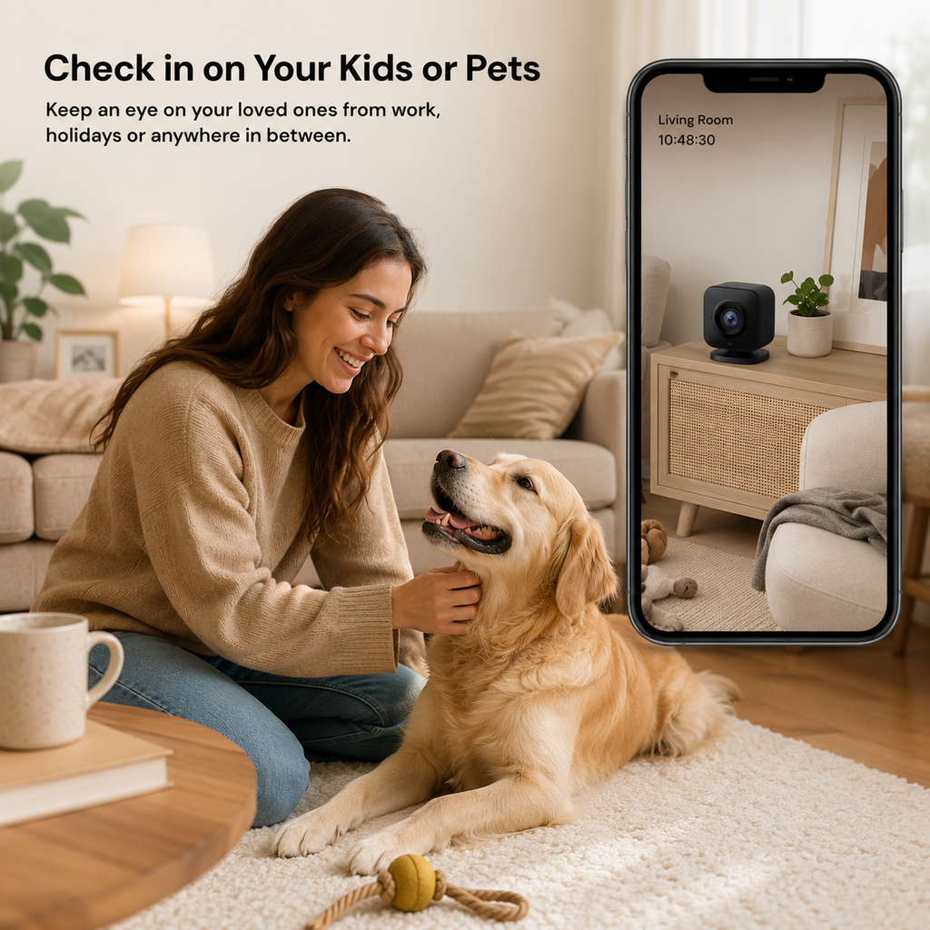 Inteligentna Mini Kamera WiFi z Funkcją Zdalnego Monitorowania