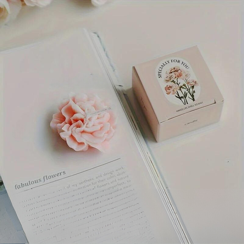 Bougie artistique parfumée en forme de fleur de girofle, cadeau pour la fête des Mères