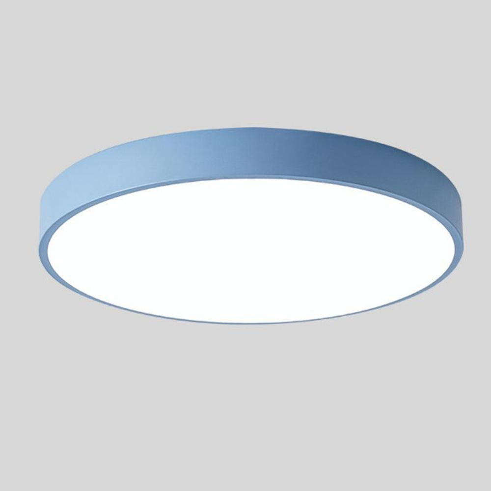 Slim Round Modern Flat LED Ceiling Lamp with Warm Light