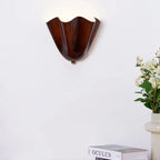 Applique decorativa senza tempo LED con paralume in vetro colorato