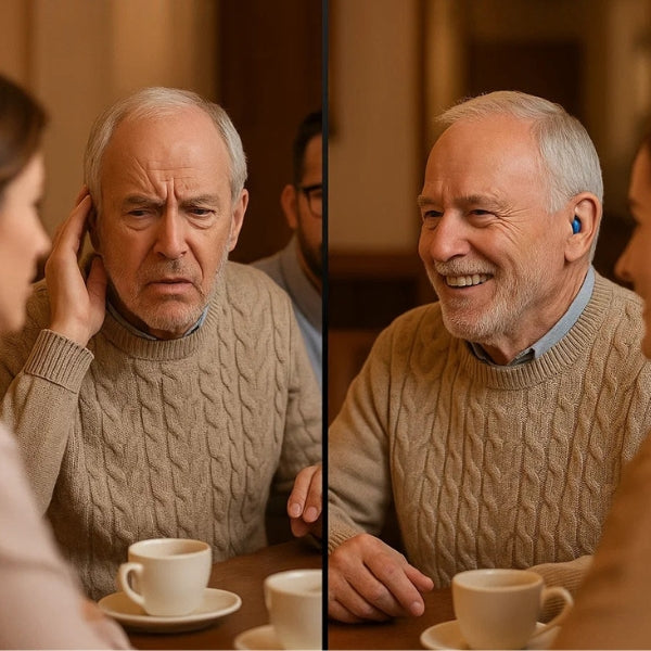 Ulepszony niewidoczny aparat słuchowy douszny