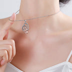 Collana senza tempo mamma e figlia a forma di cuore regalo per la Festa della Mamma