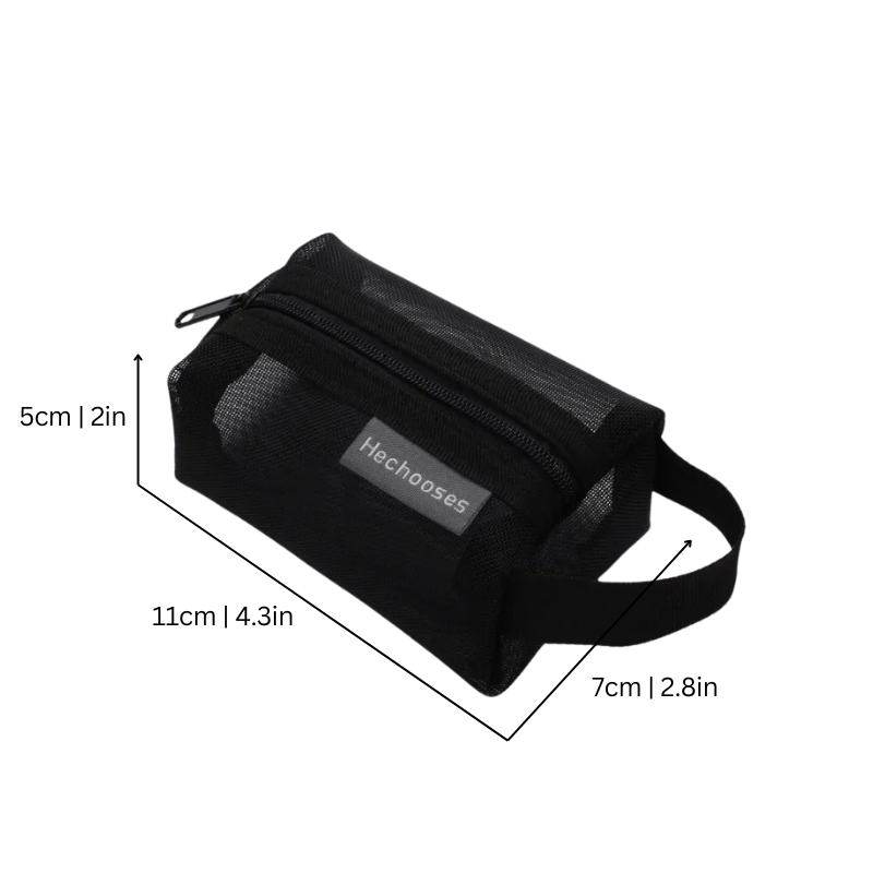 Poręczna kompaktowa siatkowa saszetka wielozadaniowa - Trzy sztuki w opakowaniu