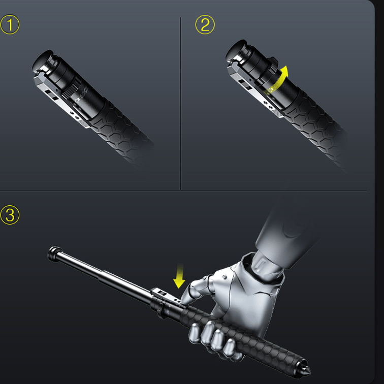 Regulowany Kijk Wędrówkowy z LED Na Zewnątrz