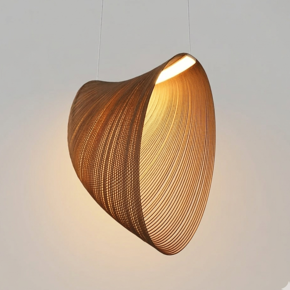 Lampada da soffitto in stile rustico per ambienti accoglienti