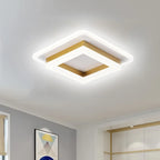 Sufitowa Lampa LED Ultracienka Kwadratowa Skandynawska Geometryczna