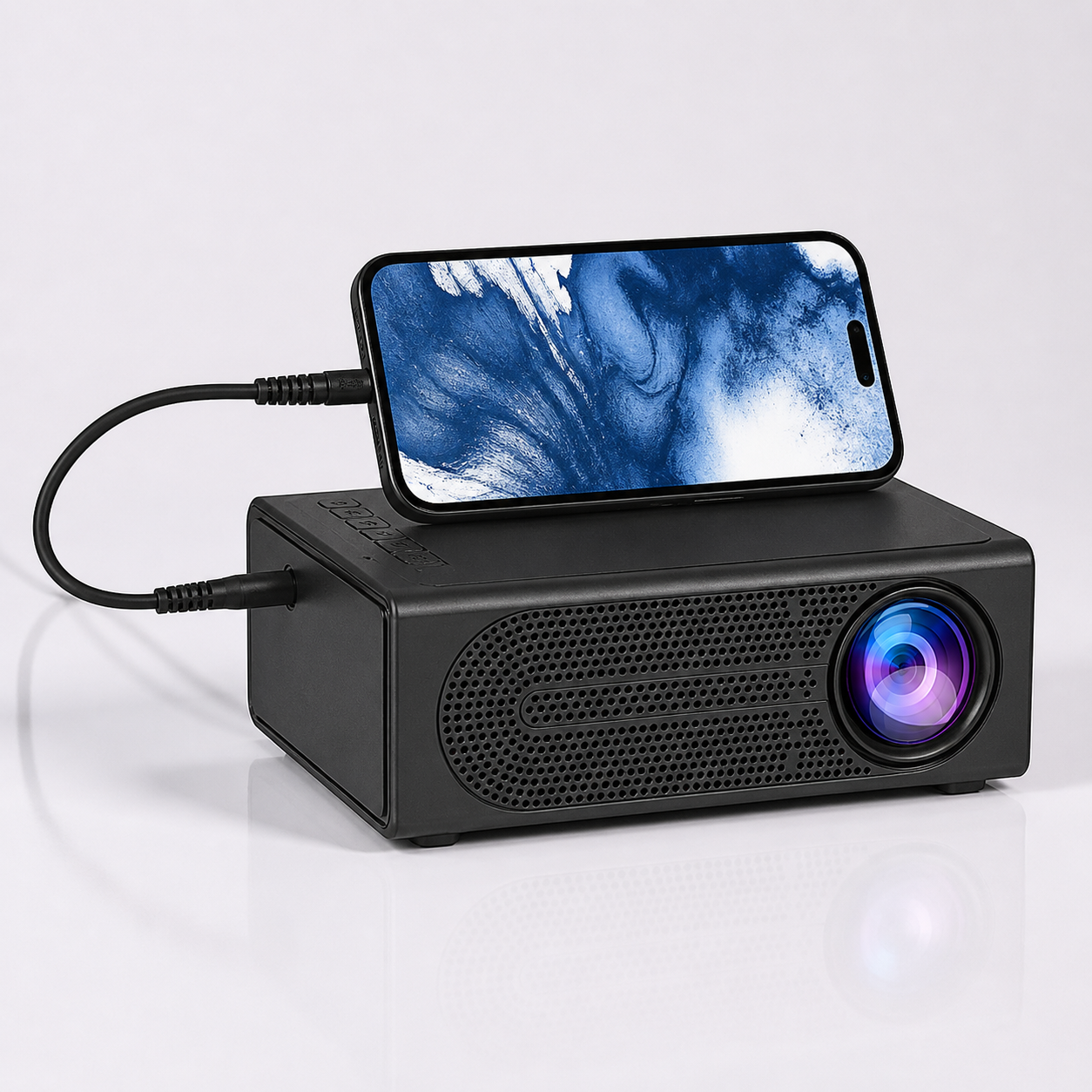 Mini Draagbare HD Projector voor Thuisentertainment  
