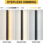 Modern outdoor wall-mounted LED lamp