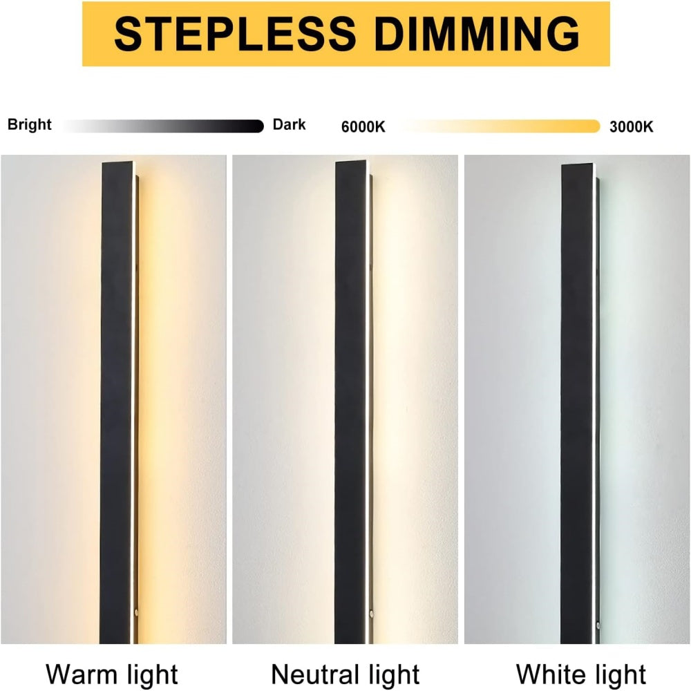 Modern outdoor wall-mounted LED lamp