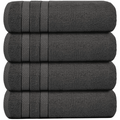 Set di 4 teli da bagno oversize 75 × 150 cm, assorbenti