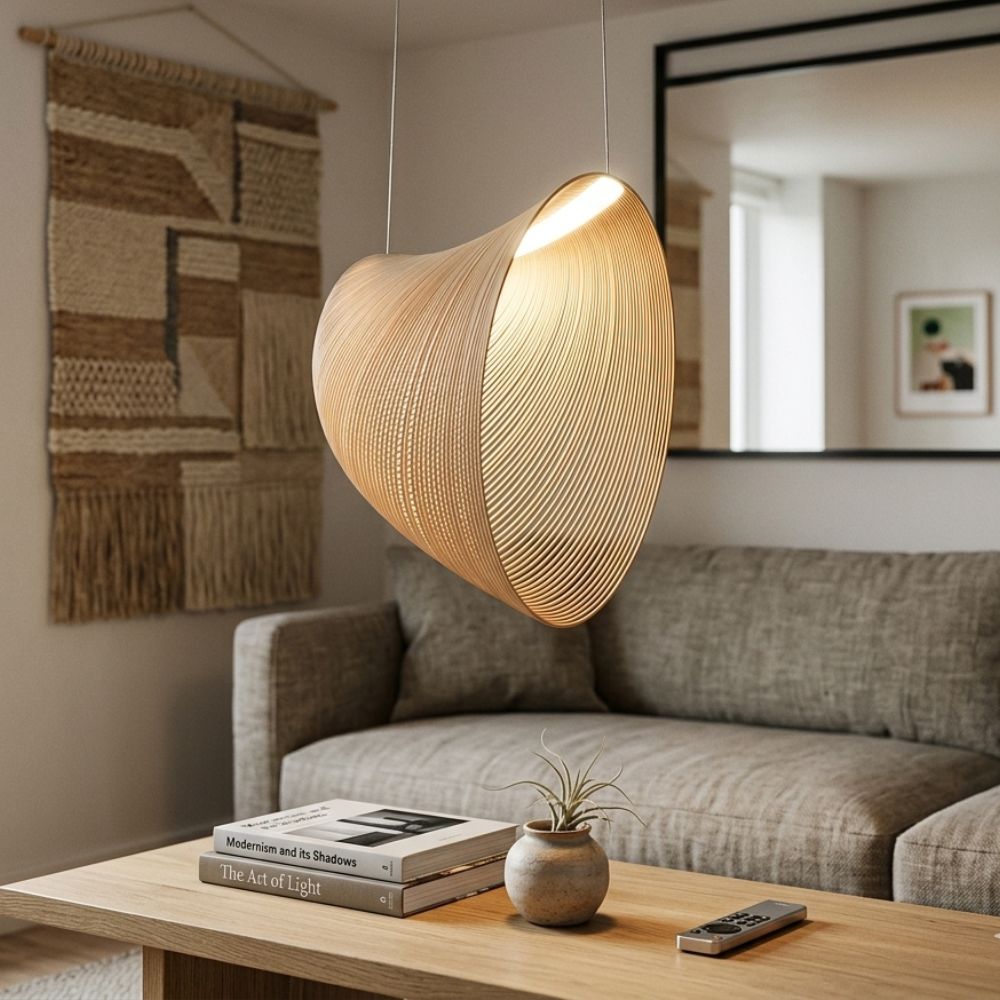 Lampada da soffitto in stile rustico per ambienti accoglienti