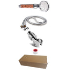 Pomme de douche ronde avec modes de jet réglables