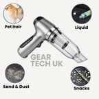 Wydajny bezprzewodowy odkurzacz samochodowy do czyszczenia