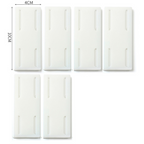 Elegancki samoprzylepny organizer gniazdek ściennych