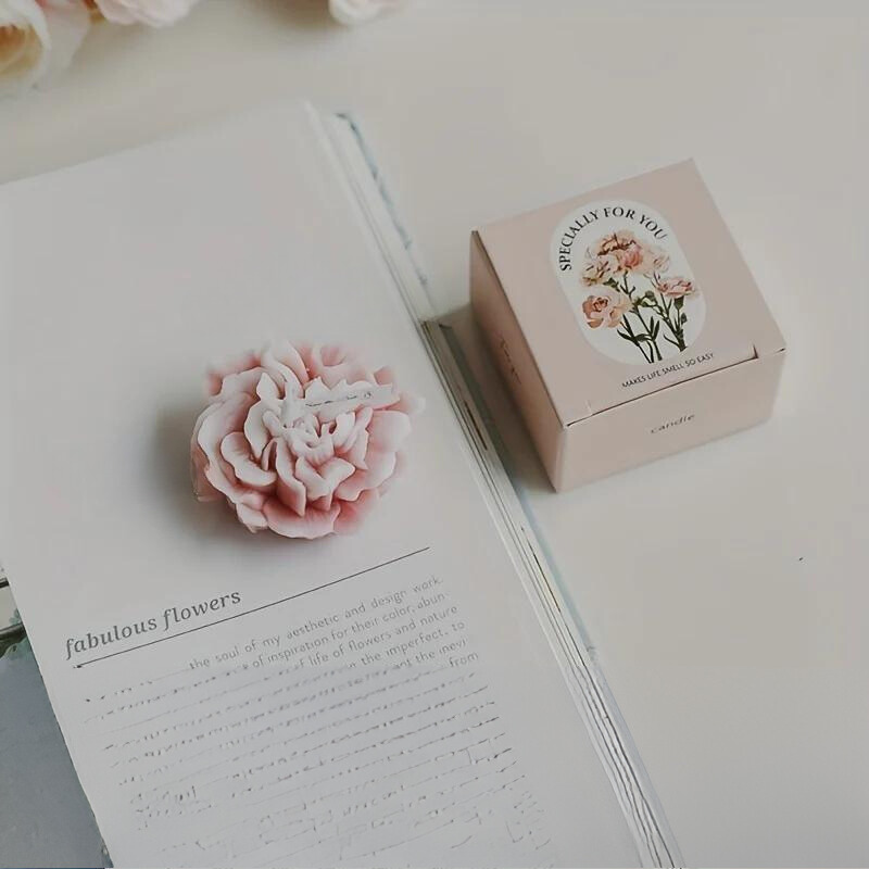 Bougie artistique parfumée en forme de fleur de girofle, cadeau pour la fête des Mères