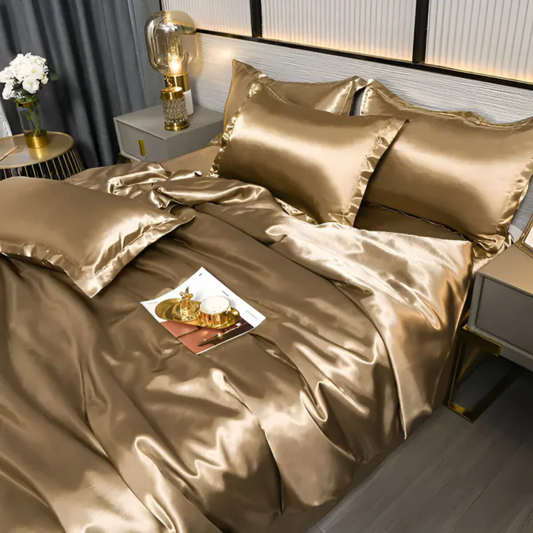 Set di biancheria da letto di lusso morbida e traspirante