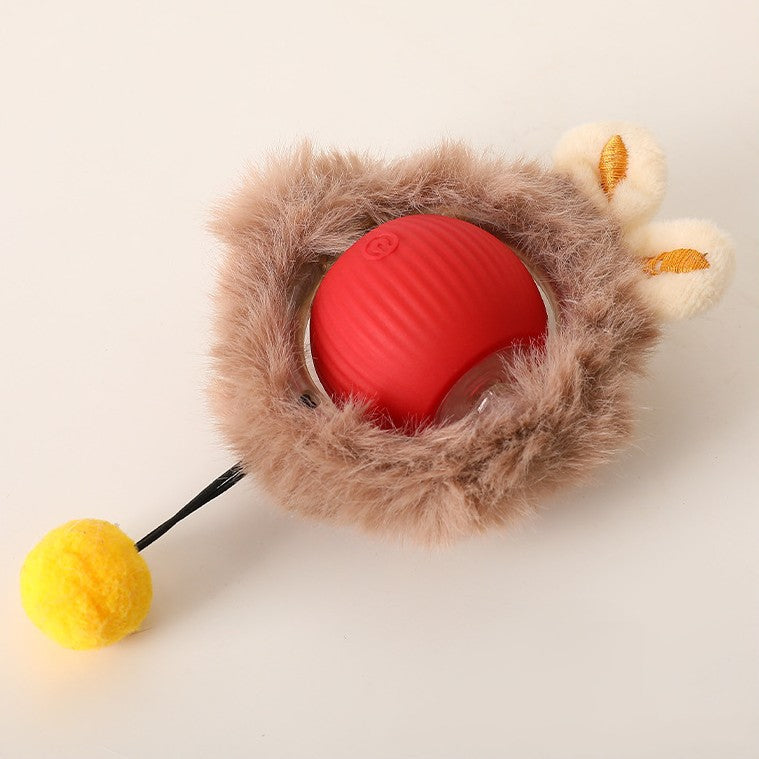 Cleverer rollender Ball mit Schwanz für Katzen