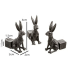 Set mit Stützen für Gartentöpfe in Tierform