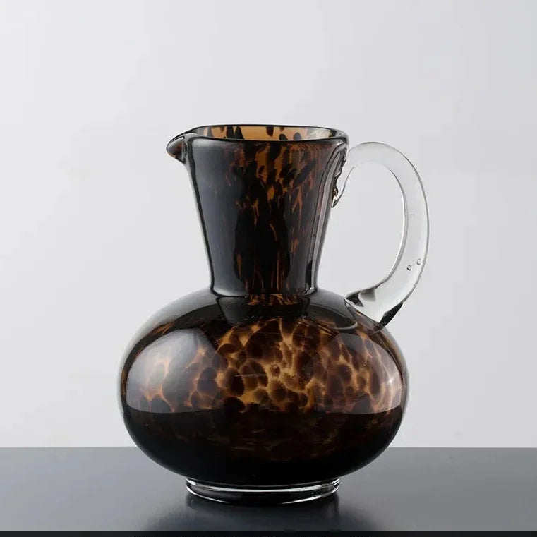 Vase moderne en verre de style scandinave pour la décoration intérieure