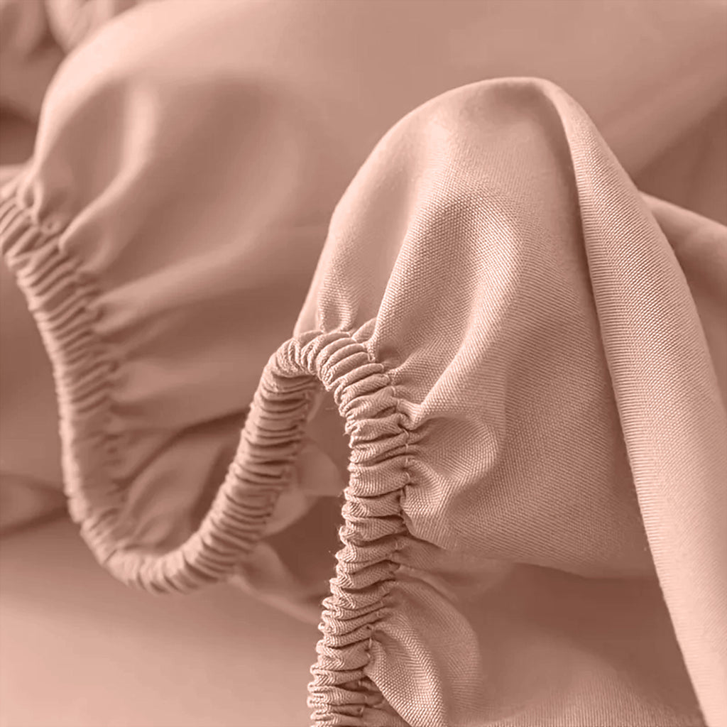 Fitted Sheet with Deep Corners Soft Wrinkle-Resistant