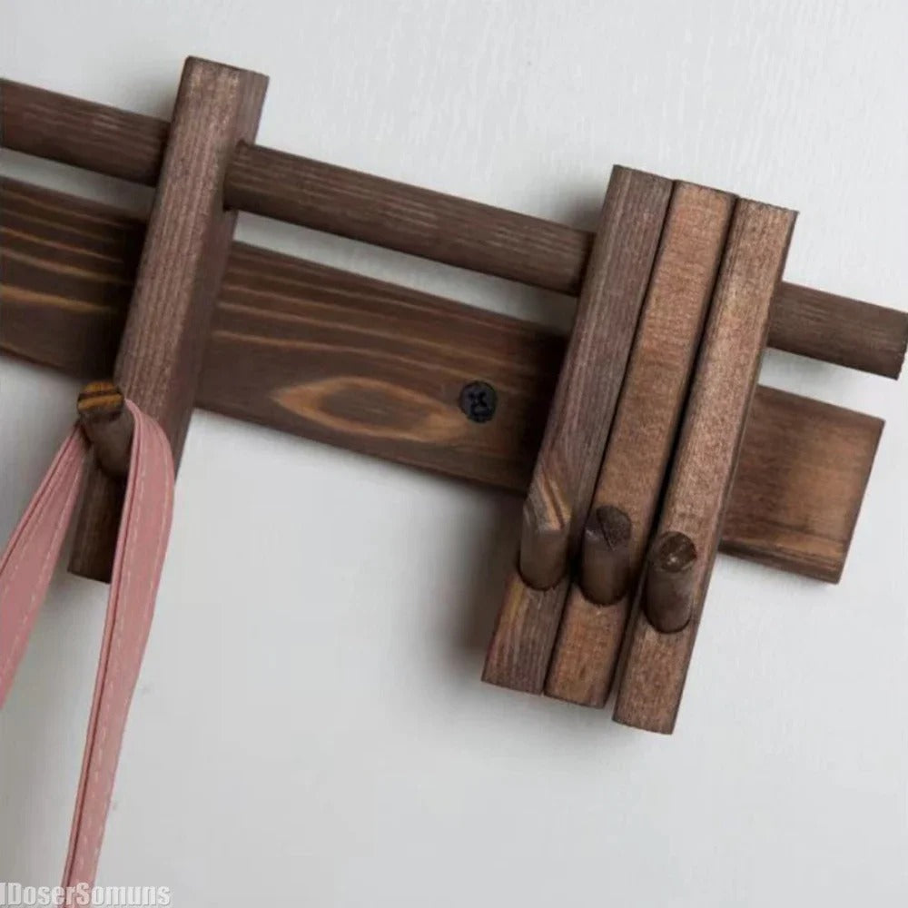 Nowoczesny elegancki wieszak dekoracyjny na ścianę