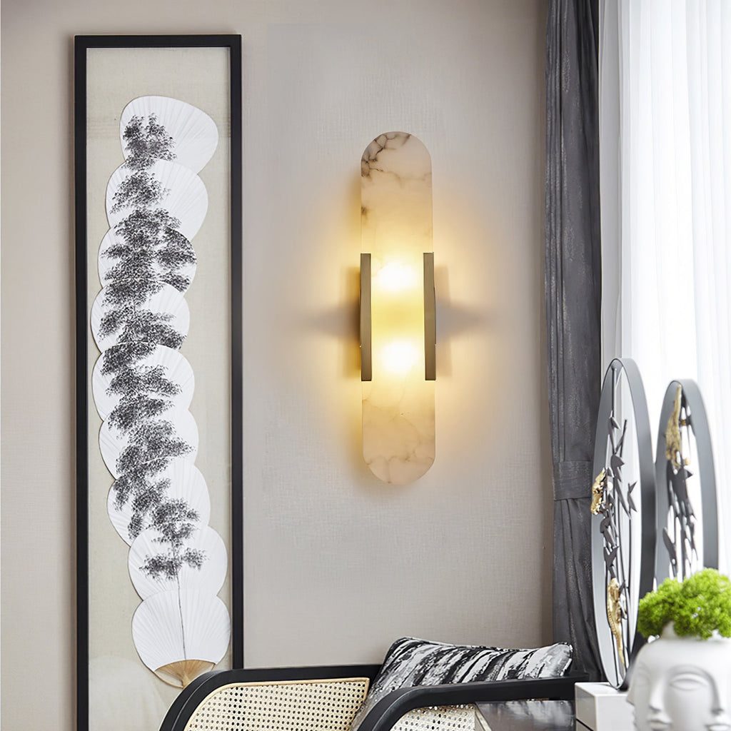Applique da parete per letto lampada verticale moderna e sottile