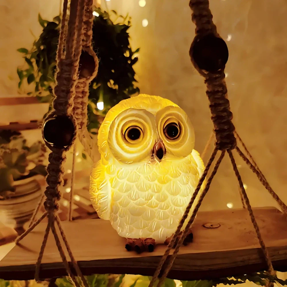 Ozdobna lampa ogrodowa LED z motywem zwierzęcym, zasilana energią słoneczną