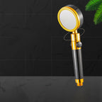 Round handheld shower head with adjustable water flow