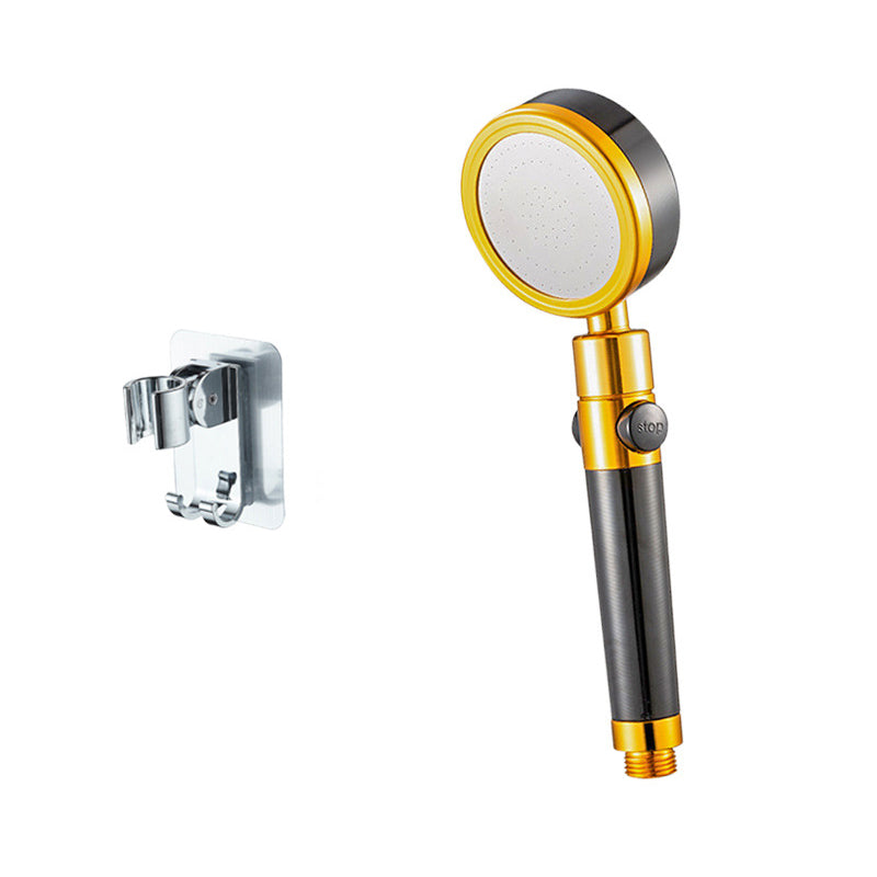 Round handheld shower head with adjustable water flow