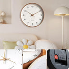 Nowoczesny drewniany zegar ścienny – nordycki minimalizm w Twoim wnętrzu