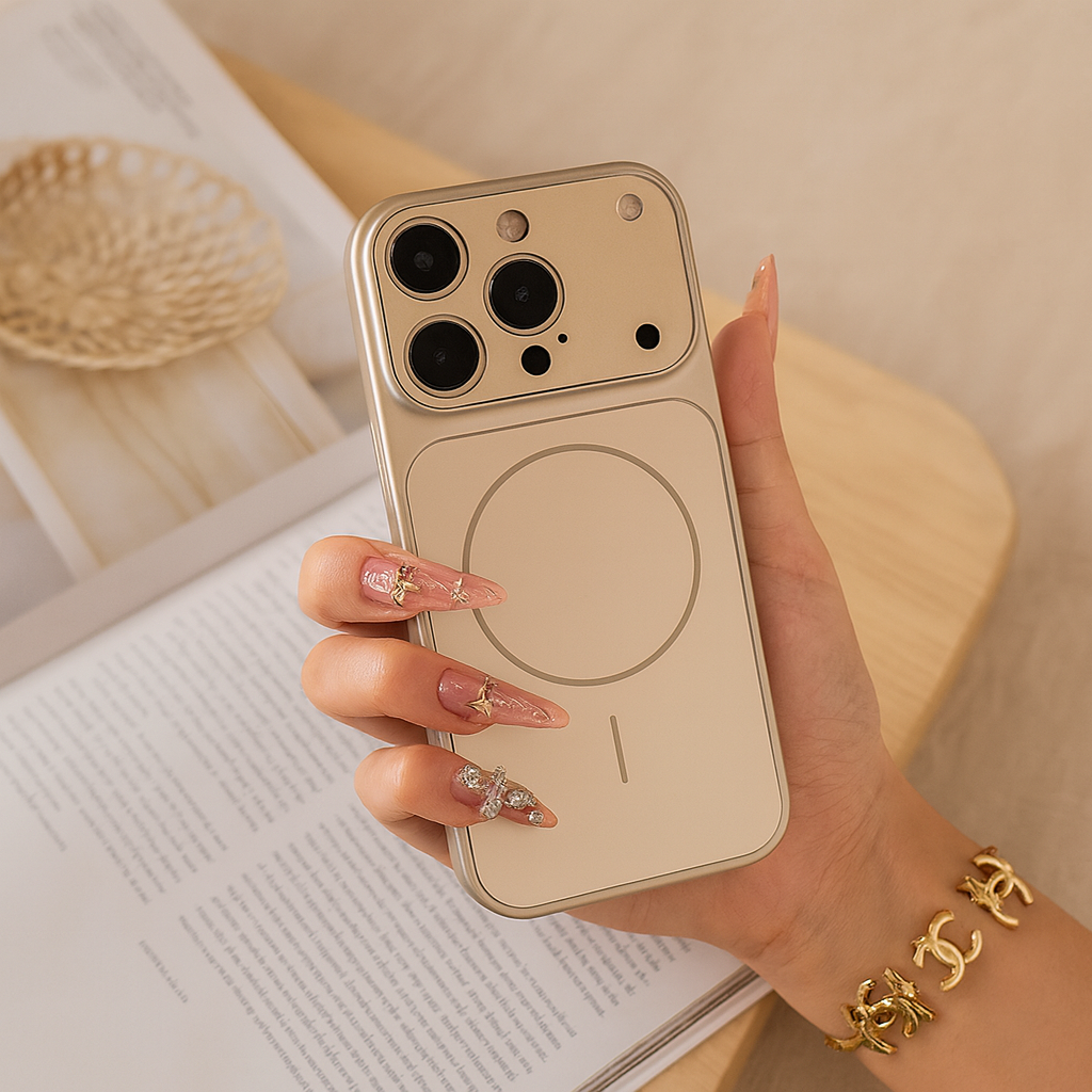 Custodia leggera per telefono con anello magnetico