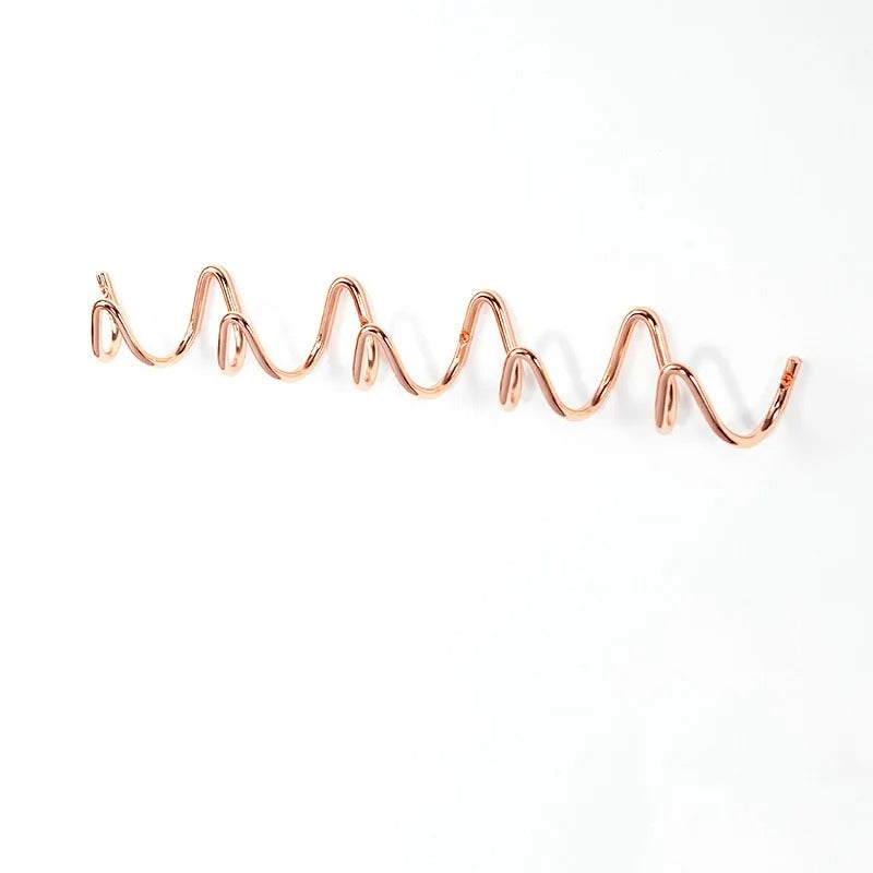 Współczesny Wieszak Ścienny Fala Oceanu