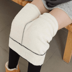 Leggings invernali da donna termici con vita alta